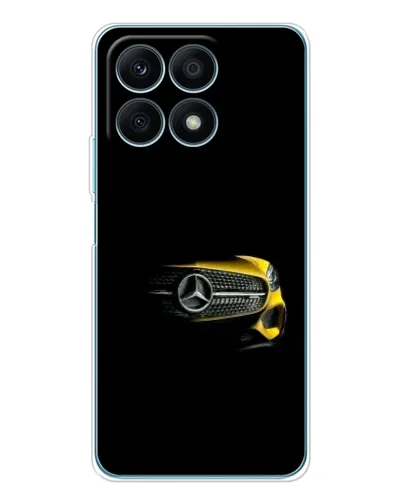 Чехол для Huawei Honor X8a с картинкой «Mercedes — ретро стиль»
