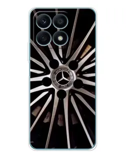 Чехол для Huawei Honor X8a с картинкой «Диск Mercedes»