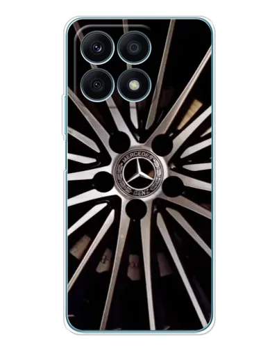 Чехол для Huawei Honor X8a с картинкой «Диск Mercedes»