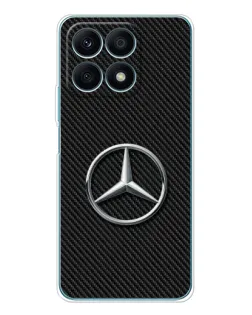Чохол для Huawei Honor X8a з картинкою «Карбоновий Mercedes стиль» Чохол для Huawei Honor X8a з картинкою «Карбоновий Mercedes стиль»