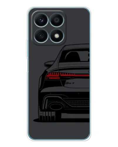 Чехол для Huawei Honor X8a с картинкой «Задняя часть Audi — арт»