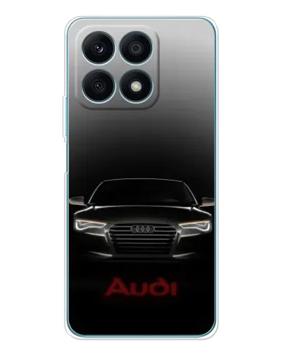 Чехол для Huawei Honor X8a с картинкой «Audi — градиентный контур»