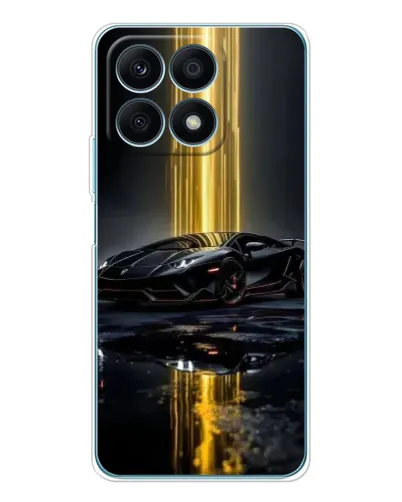 Чехол для Huawei Honor X8a с картинкой «Ночной Lamborghini драйв» Чехол для Huawei Honor X8a с картинкой «Ночной Lamborghini драйв»
