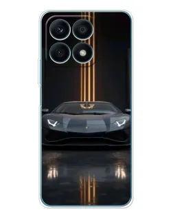 Чохол для Huawei Honor X8a з картинкою «Lamborghini золоті лінії» Чохол для Huawei Honor X8a з картинкою «Lamborghini золоті лінії»