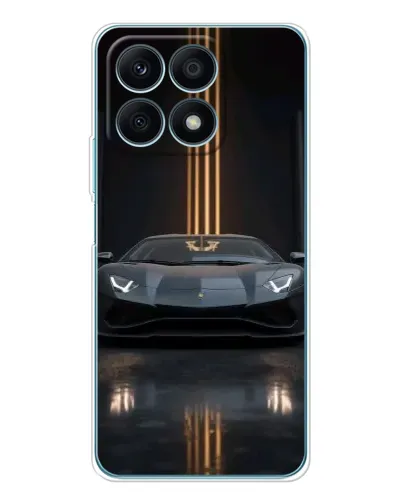 Чехол для Huawei Honor X8a с картинкой «Lamborghini золотые линии» Чехол для Huawei Honor X8a с картинкой «Lamborghini золотые линии»