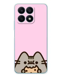 Чохол для Huawei Honor X8a з картинкою «Pusheen та печиво» Чохол для Huawei Honor X8a з картинкою «Pusheen та печиво»