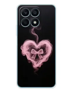 Чехол для Huawei Honor X8a с картинкой «Дымчатое сердце»