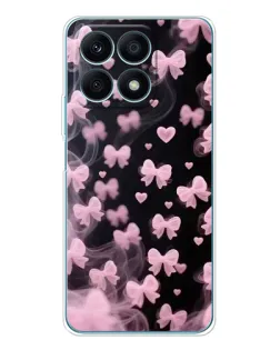 Чехол для Huawei Honor X8a с картинкой «Неоновое кружево»