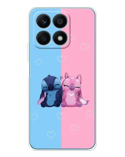 Чохол для Huawei Honor X8a з картинкою «Stitch та Angel Love» Чохол для Huawei Honor X8a з картинкою «Stitch та Angel Love»
