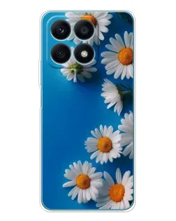 Чехол для Huawei Honor X8a с картинкой «Белоснежные маргаритки»