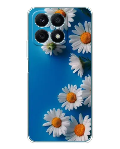 Чехол для Huawei Honor X8a с картинкой «Белоснежные маргаритки»