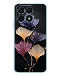 Чехол для Huawei Honor X8a с картинкой «Лиловые цветы грации»