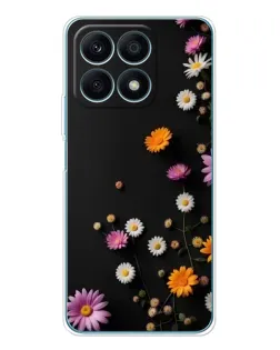 Чехол для Huawei Honor X8a с картинкой «Цветочная композиция»