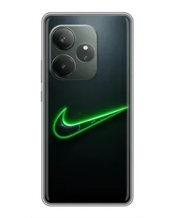 Чохол для Huawei Honor X8d з картинкою «Неоновий контур Nike»