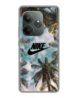 Чехол для Huawei Honor X8d с картинкой «Тропический принт Nike»