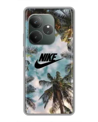 Чехол для Huawei Honor X8d с картинкой «Тропический принт Nike» Чехол для Huawei Honor X8d с картинкой «Тропический принт Nike»