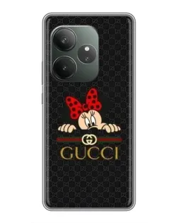 Чохол для Huawei Honor X8d з картинкою «Мінні Маус Gucci — чорний»