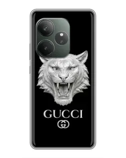 Чохол для Huawei Honor X8d з картинкою «Gucci — срібний лев»