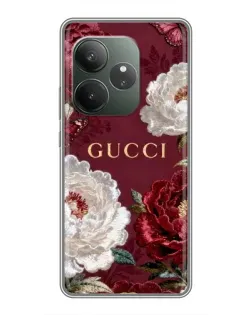 Чохол для Huawei Honor X8d з картинкою «Gucci — бордові троянди»