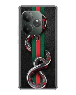 Чохол для Huawei Honor X8d з картинкою «Gucci — змія на смузі»