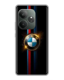 Чехол для Huawei Honor X8d с картинкой «BMW M-Power неон»