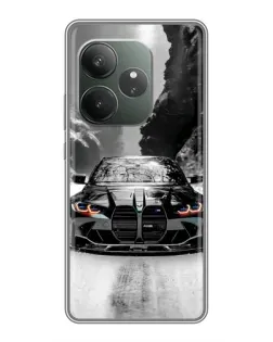 Чехол для Huawei Honor X8d с картинкой «BMW — акварельный дрифт»