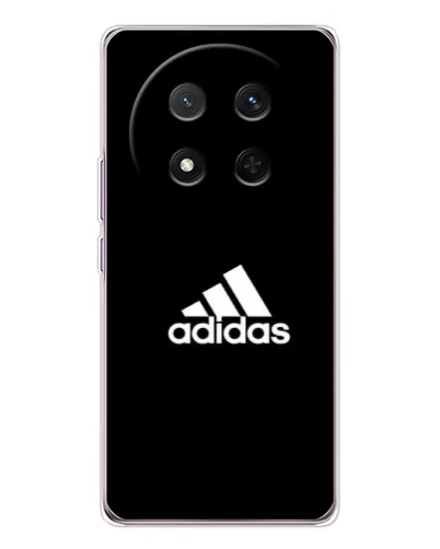 Чехол для Huawei Honor X9c с картинкой «Черная классика Adidas»