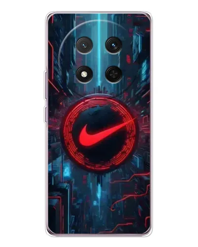 Чехол для Huawei Honor X9c с картинкой «Техногенный стиль Nike»