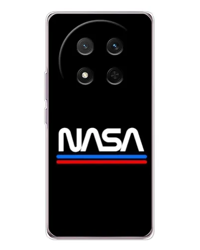 Чехол для Huawei Honor X9c с картинкой «NASA — классика Red Blue»
