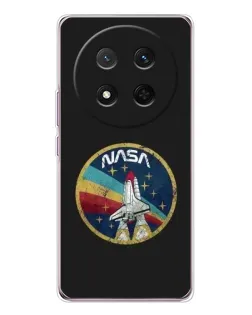 Чехол для Huawei Honor X9c с картинкой «NASA — эмблема миссии»