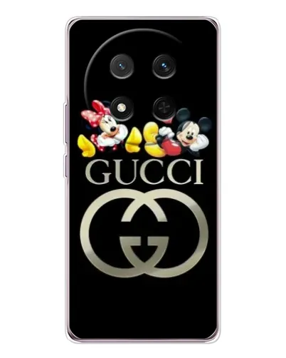 Чехол для Huawei Honor X9c с картинкой «Gucci — герои Disney»