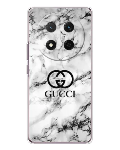 Чехол для Huawei Honor X9c с картинкой «Gucci — мраморный шик»