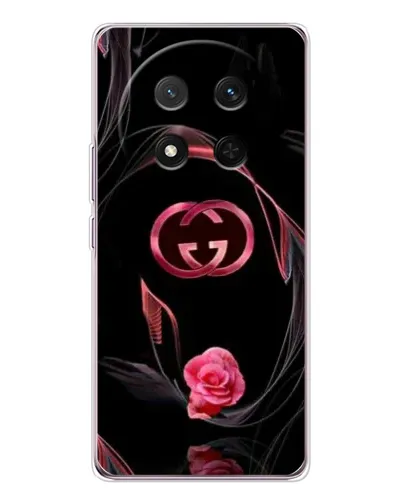 Чехол для Huawei Honor X9c с картинкой «Gucci — неоновая роза»