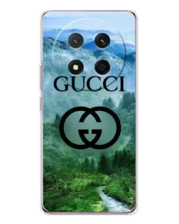 Чехол для Huawei Honor X9c с картинкой «Gucci — горный пейзаж»