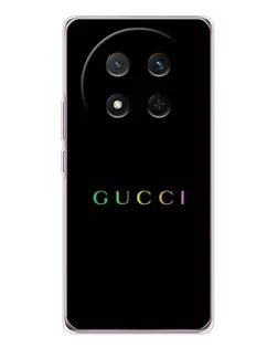 Чехол для Huawei Honor X9c с картинкой «Gucci — неоновый минимализм»