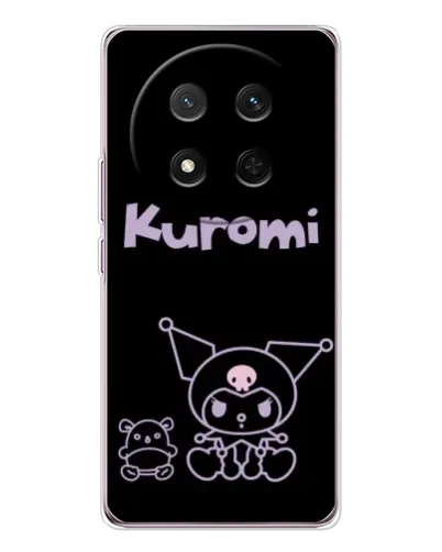 Чехол для Huawei Honor X9c с картинкой «Kuromi — черный минимализм» Чехол для Huawei Honor X9c с картинкой «Kuromi — черный минимализм»