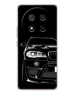 Чехол для Huawei Honor X9c с картинкой «Темный силуэт BMW»