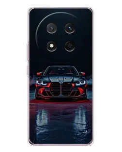 Чехол для Huawei Honor X9c с картинкой «BMW на мокрой дороге»