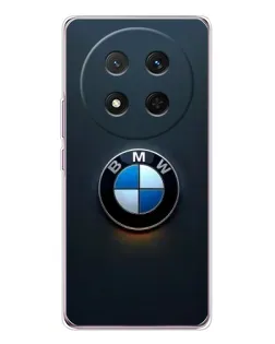 Чехол для Huawei Honor X9c с картинкой «Логотип BMW — минимализм»