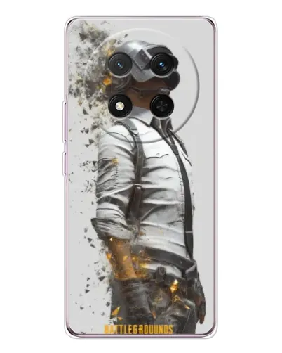 Чехол для Huawei Honor X9c с картинкой «PUBG — боец в пыли»