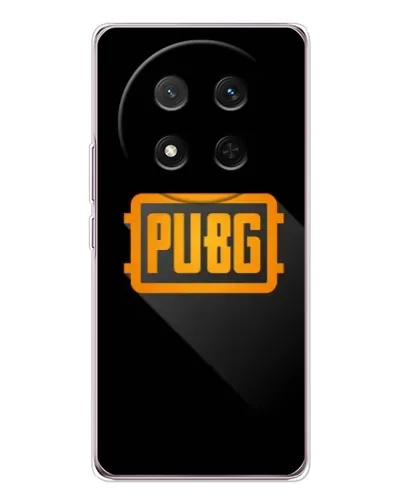 Чехол для Huawei Honor X9c с картинкой «PUBG — рамка лого»