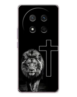 Чехол для Huawei Honor X9c с картинкой «Лев и Крест» Чехол для Huawei Honor X9c с картинкой «Лев и Крест»