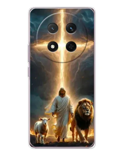 Чехол для Huawei Honor X9c с картинкой «Лев Иуды и Свет»
