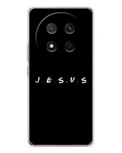 Чехол для Huawei Honor X9c с картинкой «Точки веры J.E.S.U.S.»