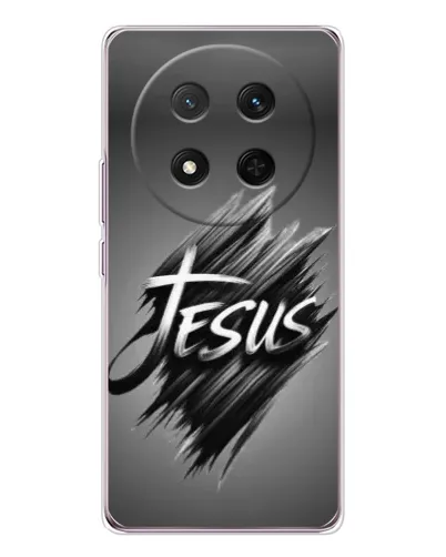 Чехол для Huawei Honor X9c с картинкой «Надпись Jesus Graffiti»