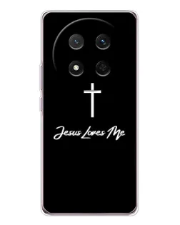 Чехол для Huawei Honor X9c с картинкой «Иисус любит тебя»