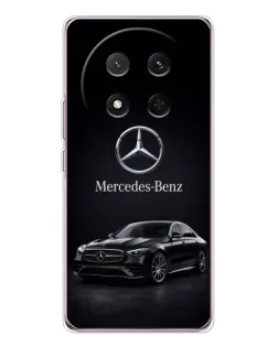 Чехол для Huawei Honor X9c с картинкой «Mercedes — решетка радиатора»