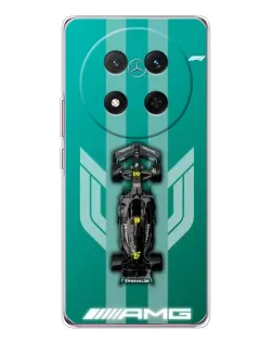 Чехол для Huawei Honor X9c с картинкой «Mercedes AMG Petronas»