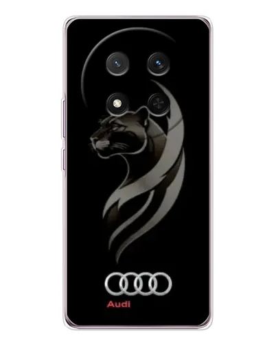 Чехол для Huawei Honor X9c с картинкой «Графика — пантера и Audi» Чехол для Huawei Honor X9c с картинкой «Графика — пантера и Audi»