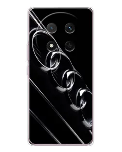 Чехол для Huawei Honor X9c с картинкой «Audi — абстрактные кольца»